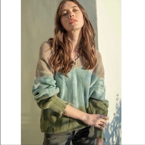 Young Fabulous & Broke Tie Dye Sweater - Picture 1 of 5